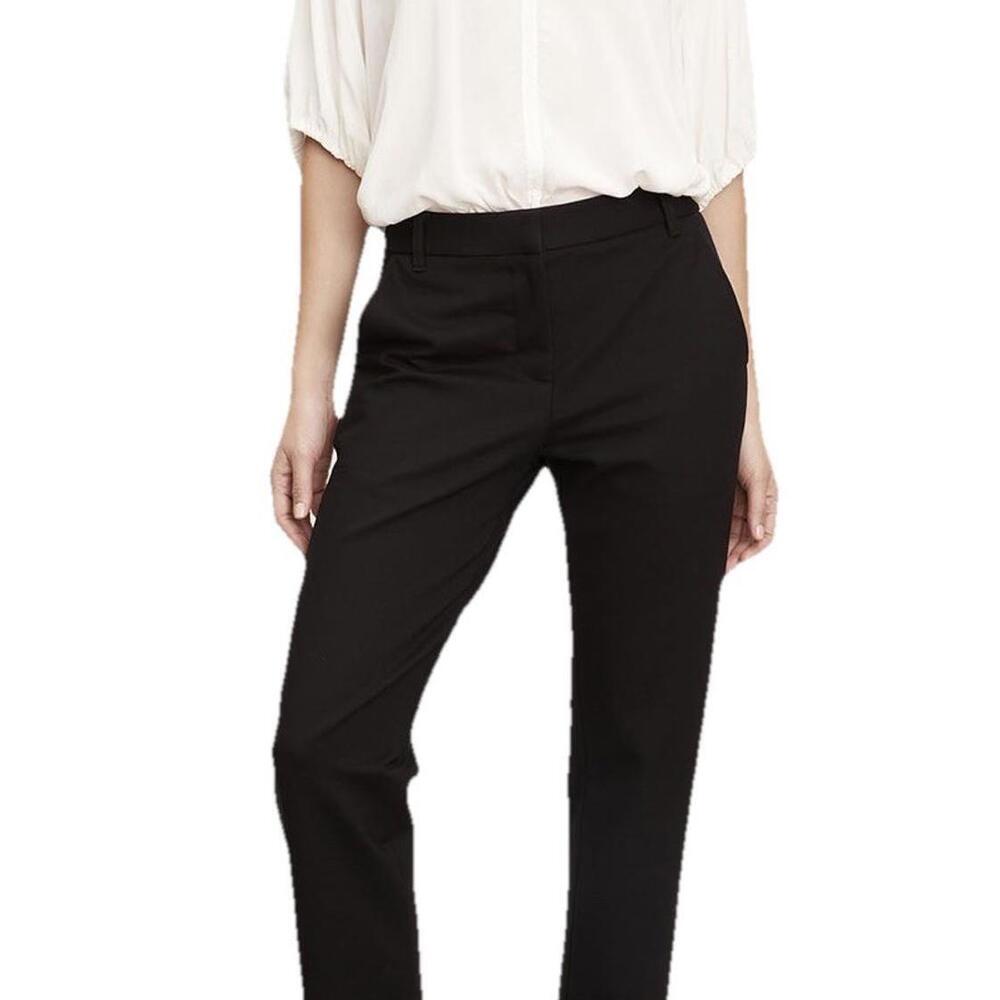 Velvet by Graham & Spencer Women US6 Jay Pant Straight Leg Pockets Crop Trouser
